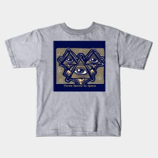 Three Masons in Space Kids T-Shirt